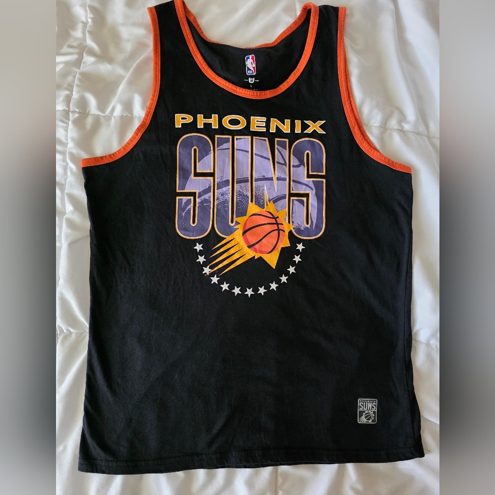 NBA Phoenix‎ SUNS  Black and Orange Tank Top
